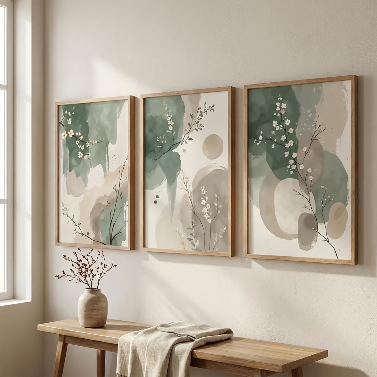 3pcs Japanese-Style Plant Canv - đánh giá và giá Japanese Lifestyle