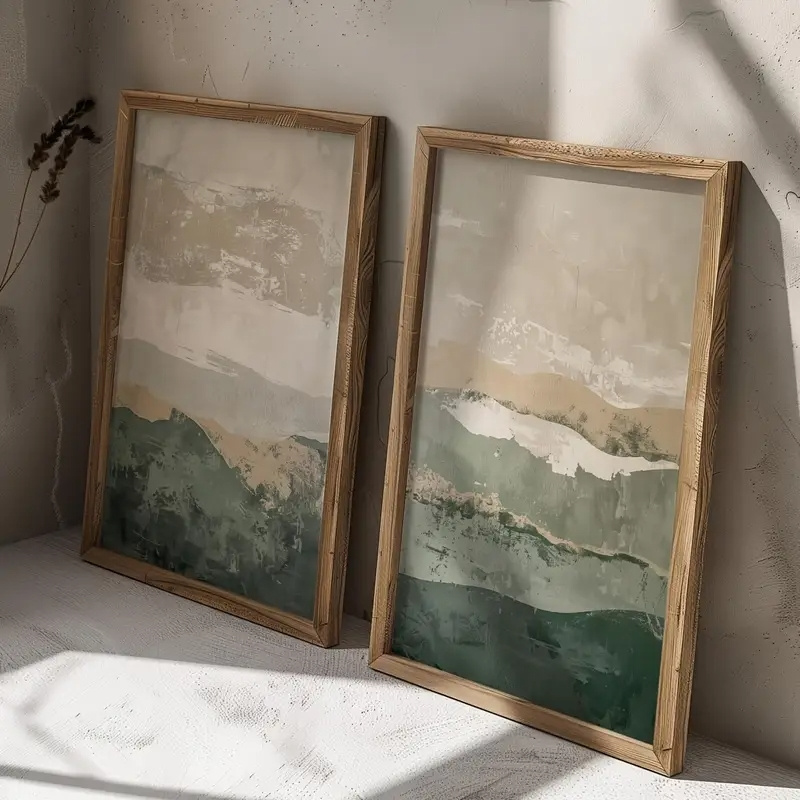 2pcs/set Wabi Sabi Abstract Ge - đánh giá và giá Japanese Lifestyle