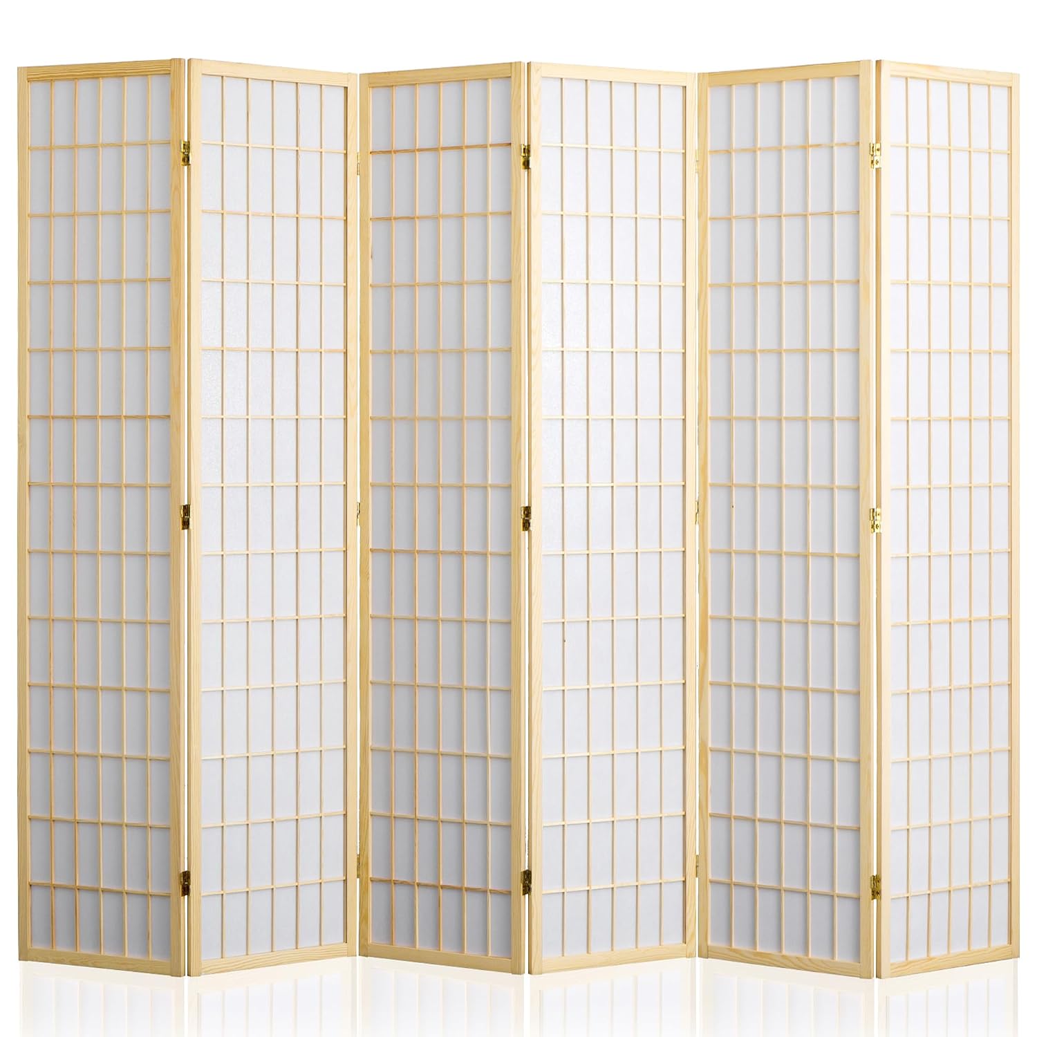 6 Panel Folding Room Divider P - đánh giá và giá Shoji Screen Divider