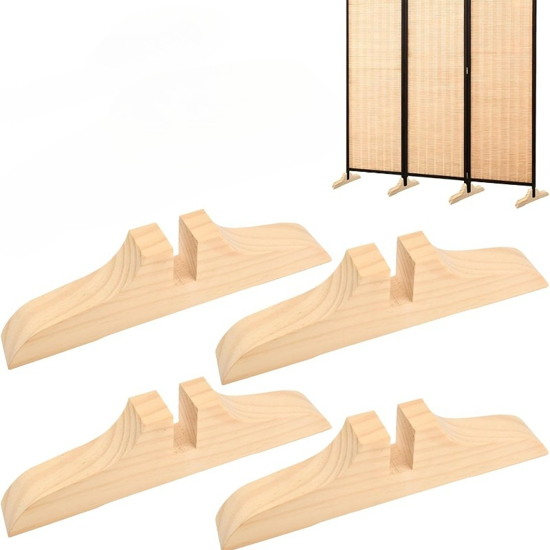 4pcs Wooden Room Divider Stand - đánh giá và giá Shoji Screen Divider