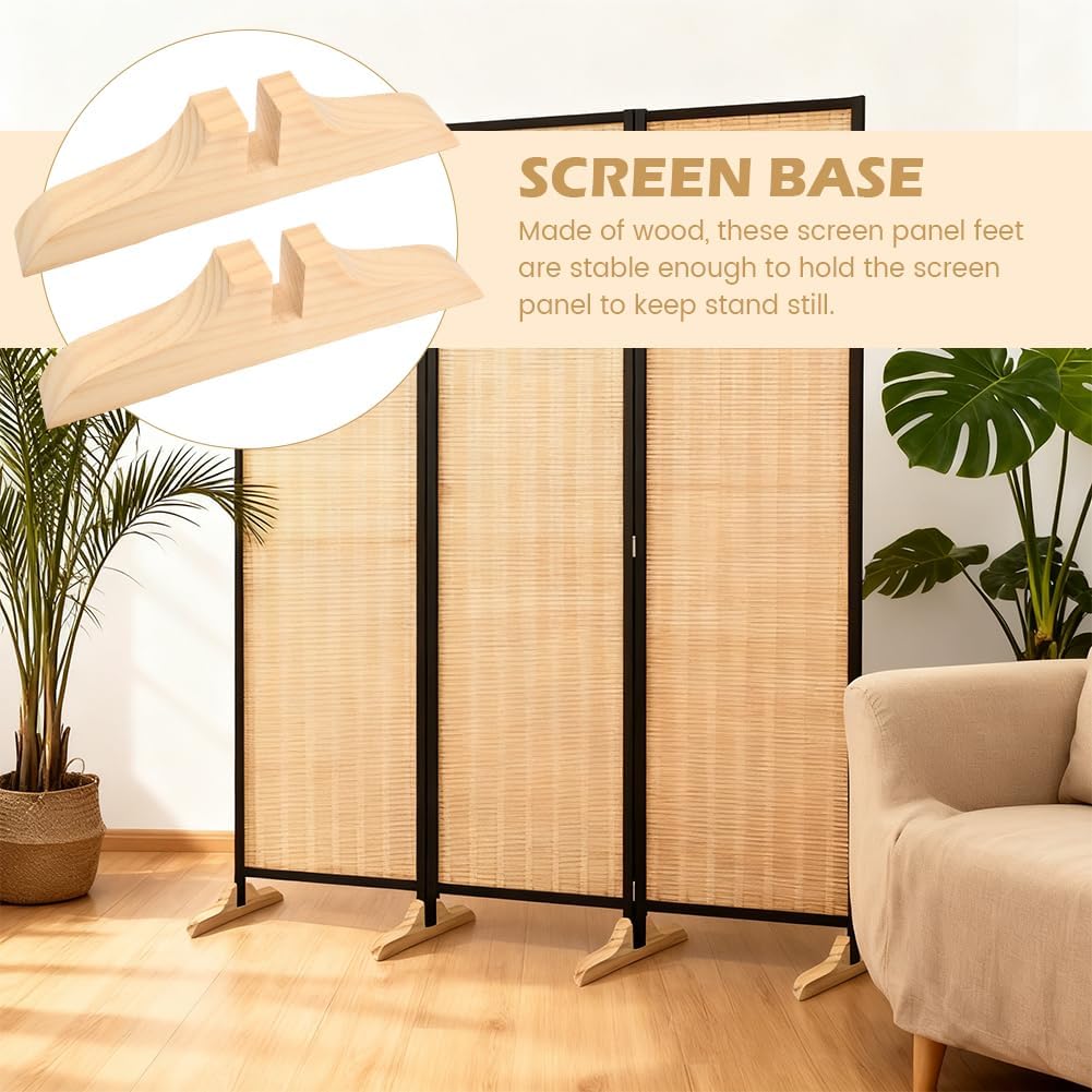 4pcs Wooden Room Divider Stand - đánh giá và giá Shoji Screen Divider
