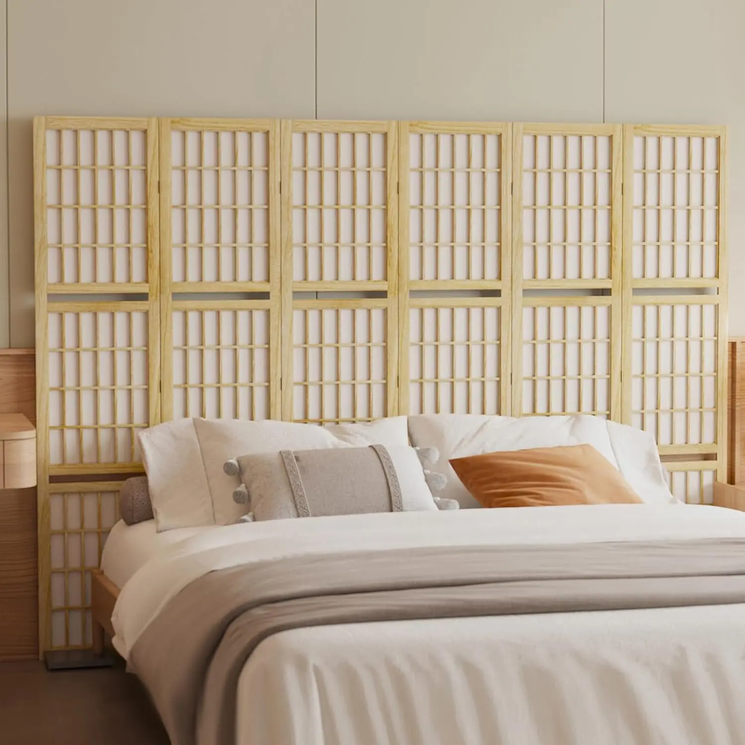 Room Divider with Shelves, 66. - đánh giá và giá Shoji Screen Divider