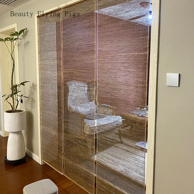 Retro and Nostalgic Ramie Curt - đánh giá và giá Shoji Screen Divider